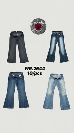 Y2K Bootcut-Jeans WR-2545