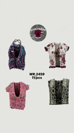 Y2K bubble tops WR-2459