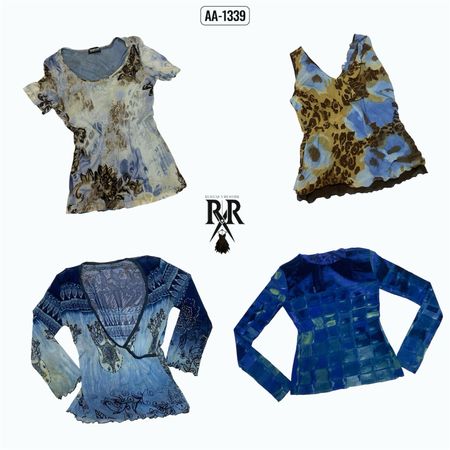 Y2k Blue Hour Full Sleeve Tops (AA-1339)