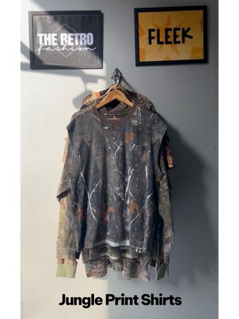 Jungle Print Shirts.         #786