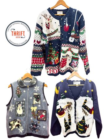 Vintage Christmas Jumpers and Sweaters LX581