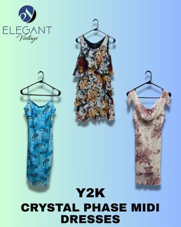 Y2K Crystal Phase Mix Dresses - EV1251