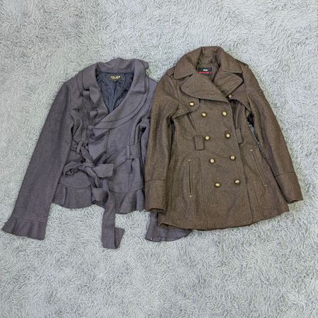 ***Y2K Wool Midi Coats – Trendy Retro Winter Collection