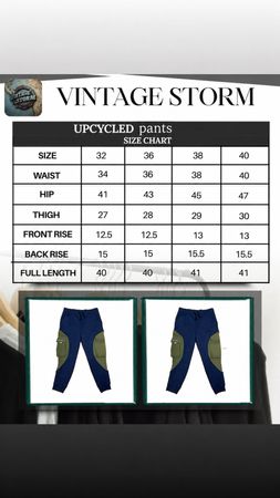 Upcycled Cargo Patch Jogger Pant