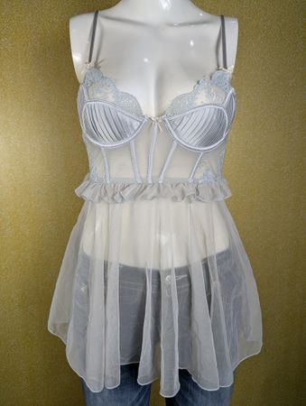 Lot de 10 hauts corsets en dentelle transparente vintage Y2K pour femmes et camisoles babydoll - Lot #35