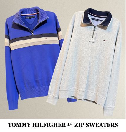 Premium Tommy Hilfiger 1/4 Zip Sweaters