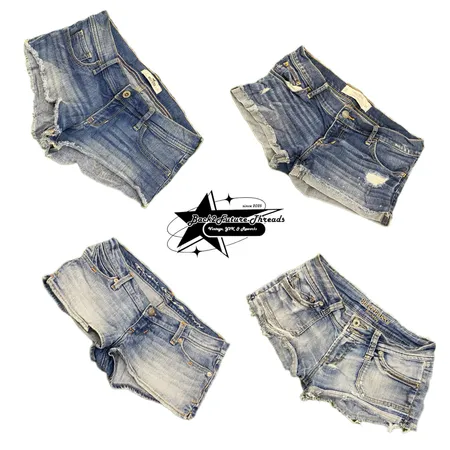 Y2k Paris Hilton Era Girl Denim Short B2F-094