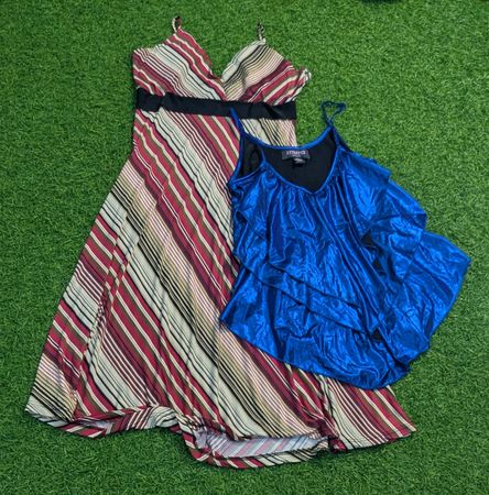 7372 - Y2K Style Cami Tops and mini Dress