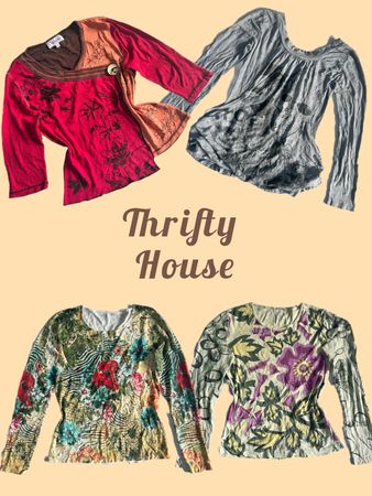 Vintage Printed Long Sleeves(TH/580)