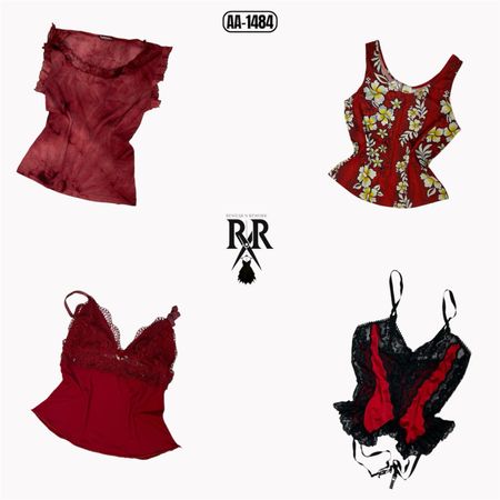 Y2K Cherry Red Mix Tops (AA-1484)