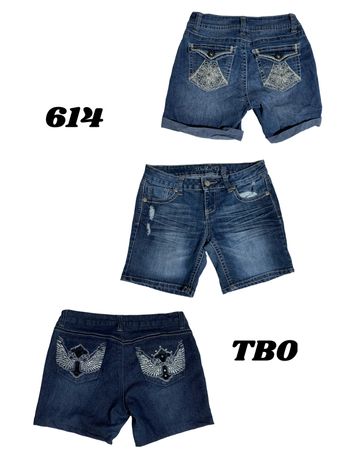 Short de denim para mulheres (marca) no boundaries, mudd etc.