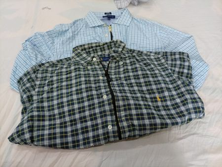 CR11775 Upcycled Mix-Branded Cropped Shirts