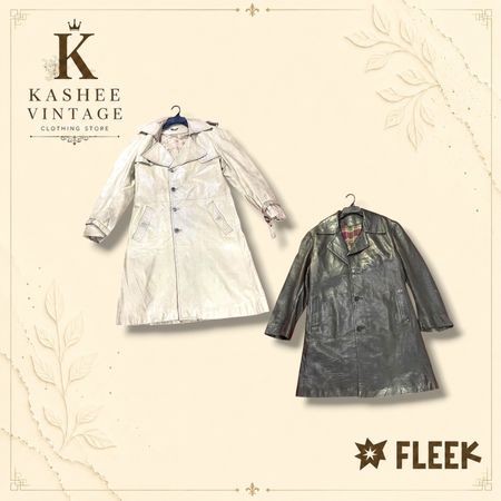 casacos trench de couro estilo y2k