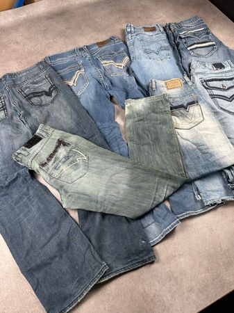 Y2K Baggy Japan style Jeans embroidered Jeans Men