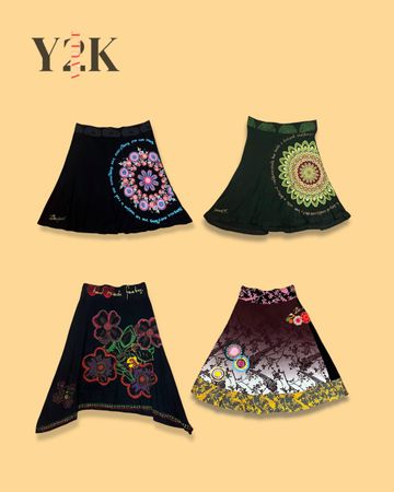 Y2K Graphic Print Skirt Bundle (Yv-774)