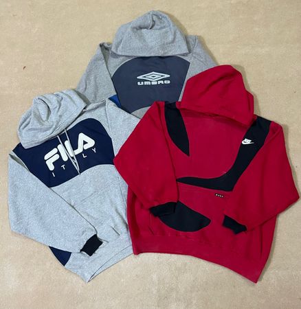 upcycle Mixed branded sweashirts hooded 🐒