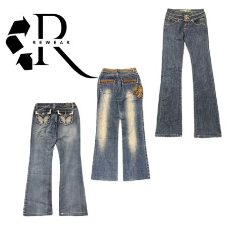 Y2K NYC IT Girl Denim Jeans RW -2291