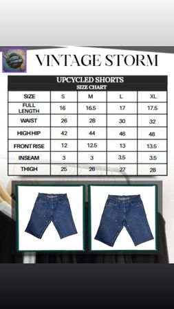 Upcycled Carhartt Denim Short