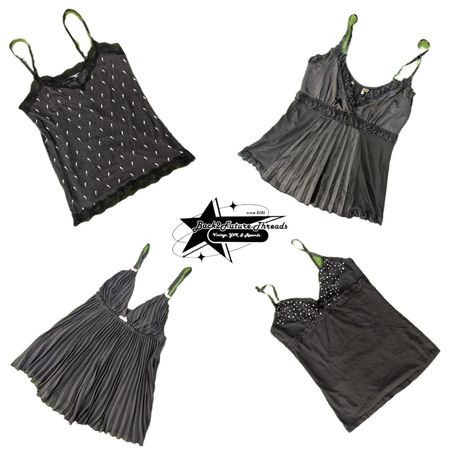 Y2k Gothic Vibe Cami Top B2F-030