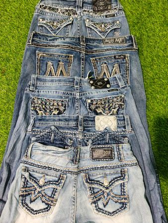 Miss Me Women’s Premium Vintage Jeans | Bootcut & Statement Styles ✨