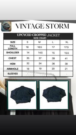 Upcycled Levi’s Denim Crop Jackets
