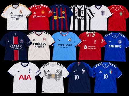 Adidas Nike mixed brand jearsy