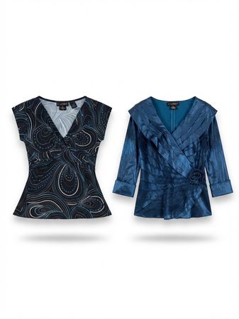 (FV-2218)     Printed Women’s Blouse & Dress Mix | Retro Pattern Clothing