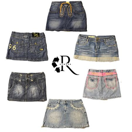 Y2K Denim Mini Skirt
