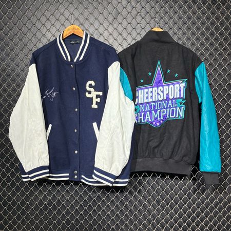 Veste varsity en laine de baseball vintage