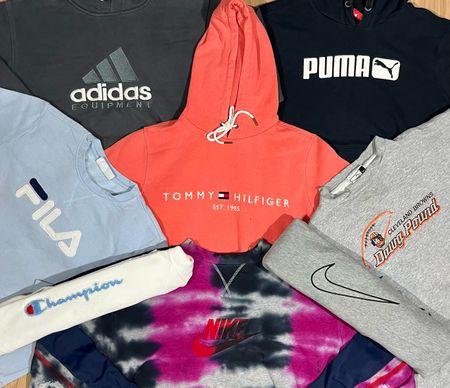 Branded sweatshirts