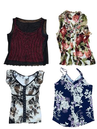 Y2K Tropical Tops 10 pcs At 1406