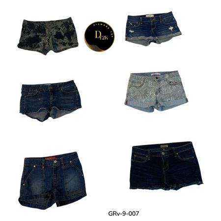 Women’s Denim Shorts – Y2K Vintage Style (GRV-9-007)