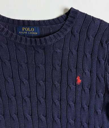 Ralph Lauren 1/4 zip & cable net