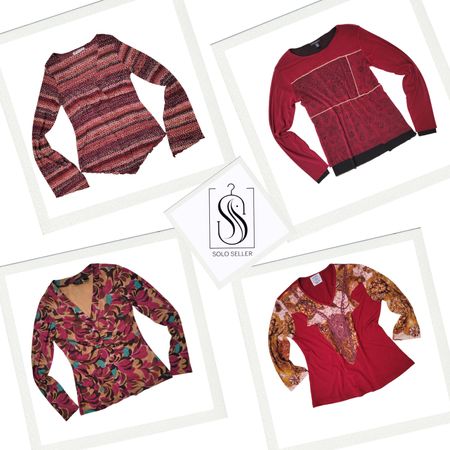 Y2K Romantic Grunge Full Sleeve Tops
