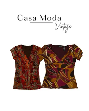 250826-21 Printed Blouses 15 pcs