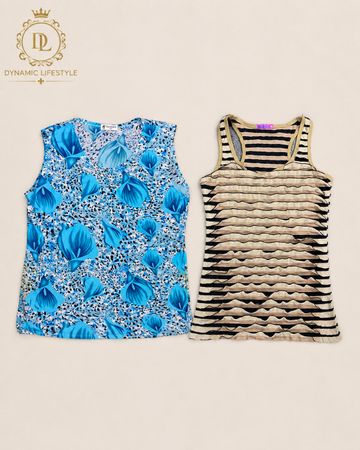 Sleeveless mesh top