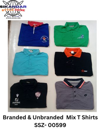 Branded & Unbranded Mix T Shirts SSZ - 00599