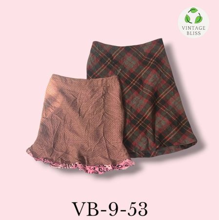 Y2K Vintage Wool Skirt Wholesale Bundle(VB-9-53) 7 piece