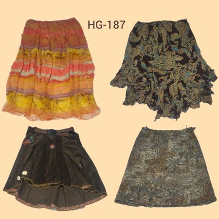Y2K Unique Earthy Tone Skirts (HG-187)