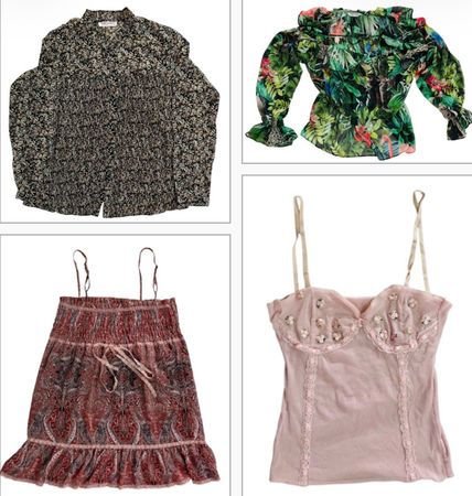 10 piece Women’s summer Floral & lace tops bundle |camisole + sher blouses