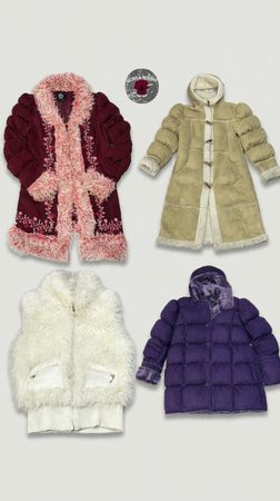 Y2K Afghan coat WR-2606