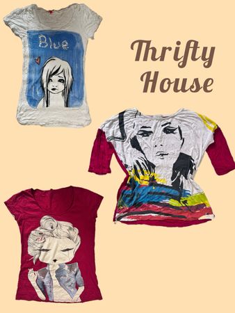 Retro Anime-Inspired Y2K Tees(TH/597)