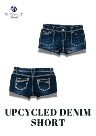 Upcycled Denim Shorts - EVR0308