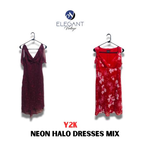 Y2K Neon Halo Dresses Mix - EV1133