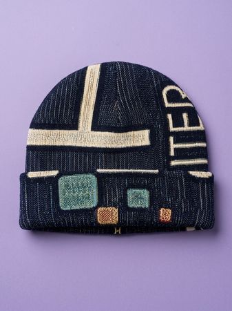 Bonnet imprimé Tapisserie Upcycle (Dv-10-32)