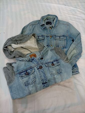 CR12203 Vintage American Eagle Denim Jackets and Hoodies