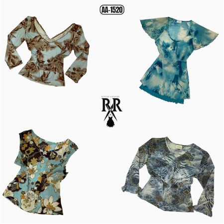 Y2K Oceanic Vibe Mix Tops (AA-1520)