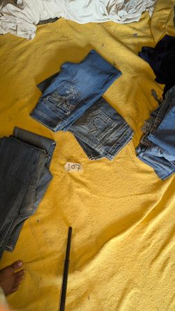 Y2K beautiful boot cut jeans 107