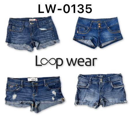 Shorts Micro Mini en Denim Y2K
