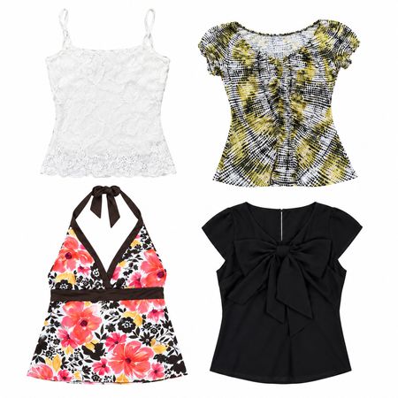 Y2K Tropical Tops 10 pcs At 1538